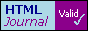 HTML Journal Validation Banner